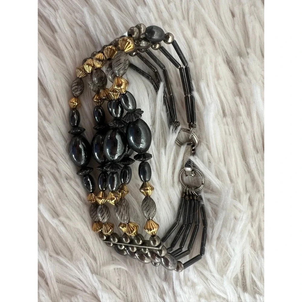 Vintage Hematite Bracelet 7